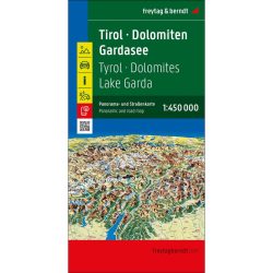 Tyrol Dolomites Lake Garda Map 9783707920857