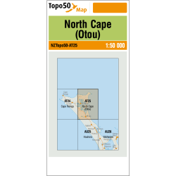 North Cape (Otou) Topo50 New Zealand Map