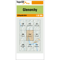 Glenorchy Topo50 New Zealand Map