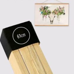 Magnetic Wooden Poster Hanger 61cm