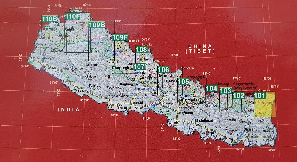 NP102 Makalu Trekking Map, Nepal - Image 2