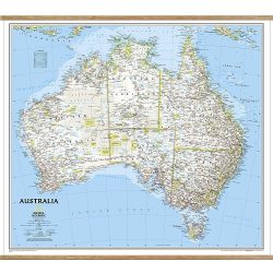 Australia Classic Wall Map