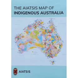 Aboriginal Australia Map Small - Folded