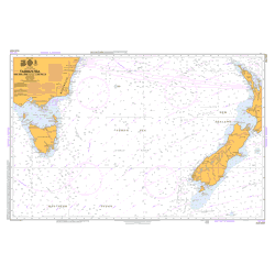 AUS 4601 Chart - South Pacific Ocean - Tasman Sea - New Zealand to SE Australia