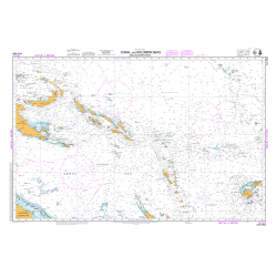 AUS 4604 Chart - South Pacific Ocean - Coral and Solomon Seas and Adjacent Seas