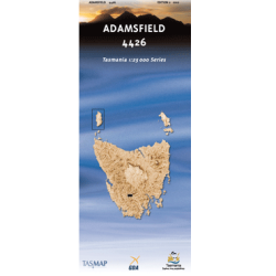 Adamsfield 1:25k Topo Map