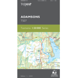 Adamsons 1:50,000 Topo Map