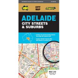 Adelaide City Streets & Suburbs Map 562