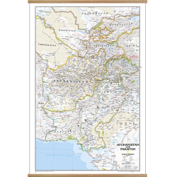 Afghanistan & Pakistan Classic Wall Map