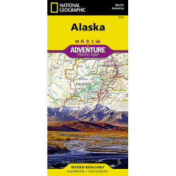 Alaska Adventure Travel Map 3117