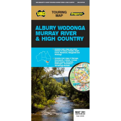 Albury Wodonga Murray River & High Country Map 381