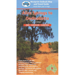 Alice Springs to Oodnadatta Map