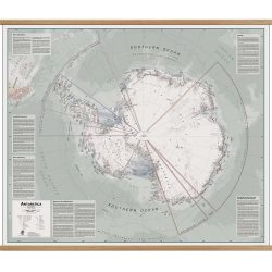 Antarctica Executive Wall Map