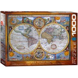 Antique World Map Carte du Monde Puzzle 1000pc