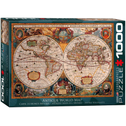 Antique World Map Puzzle 1000 Piece