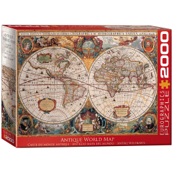 Antique World Map Puzzle 2000 Piece