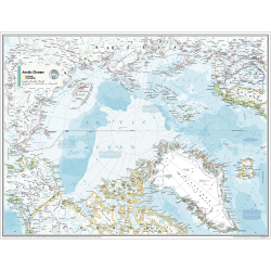 Arctic Ocean Wall Map
