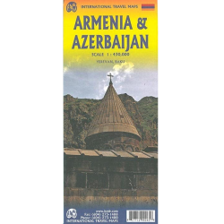 Armenia & Azerbaijan Map