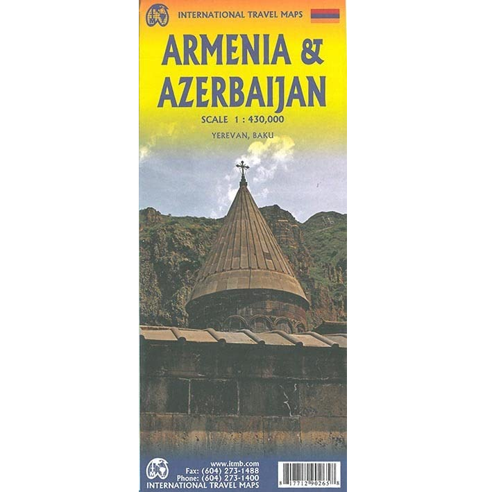 Armenia & Azerbaijan Map