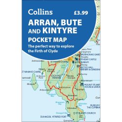 Arran, Bute and Kintyre Pocket Map