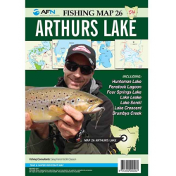 Arthur's Lake Fishing Map 26