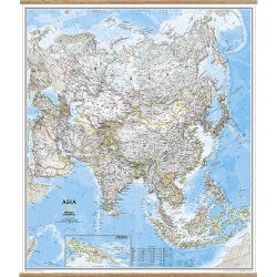 Asia Classic Wall Map