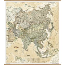 Asia Executive Wall Map