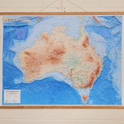 Australia 3D Raised-Relief Map