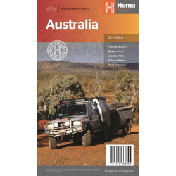 Australia Large Road Map