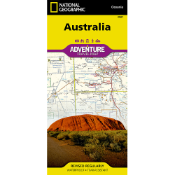 Australia Adventure Travel Map 3501