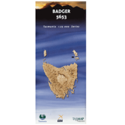 Badger 1:25k Topo Map