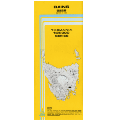 Bains 1:25k Topo Map