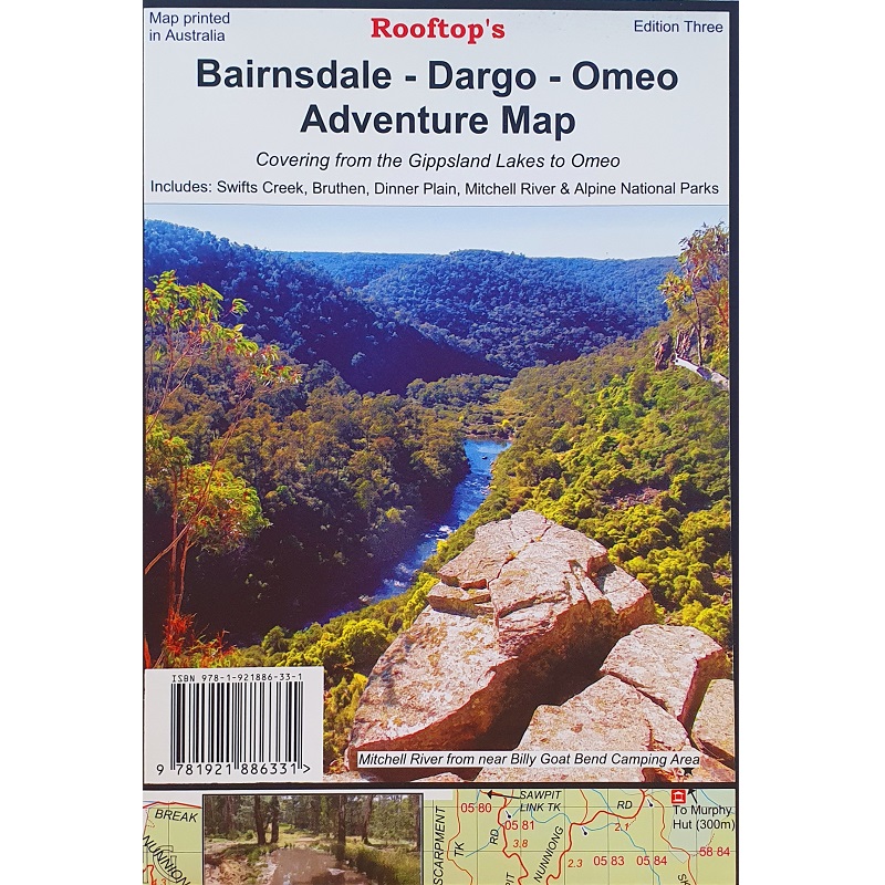 Bairnsdale, Dargo, Omeo Adventure Map