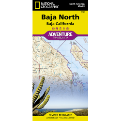 Baja North Adventure Travel Map 3103