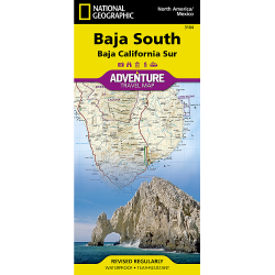 Baja South Adventure Travel Map 3104