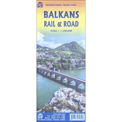 Balkans Rail and Road Travel Reference Map