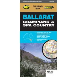 Ballarat, Grampians & Spa Country Map 382