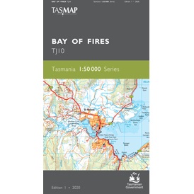 Bay Of Fires 1:50k Topo Map