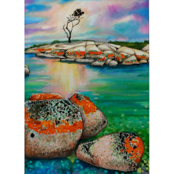 Binalong Bay Fridge Magnet