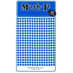 Blue Mark-It Dot Stickers 1/8"