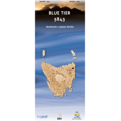 Blue Tier 1:25k Topo Map