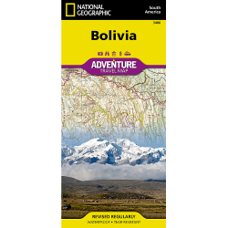 Bolivia Adventure Travel Map 3406