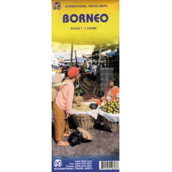 Borneo & Kalimantan Travel Map