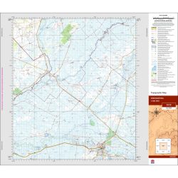 Brewarrina 1:100k NSW Topo Map 8238