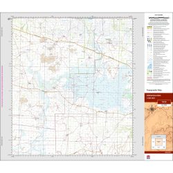 Brindingabba 1:100k NSW Topo Map 7839