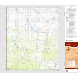 Buckalow 1:100k NSW Topo Map 7132
