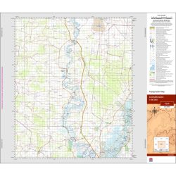 Bunnerungee 1:100k NSW Topo Map 7230