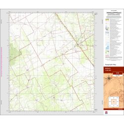 Byrock 1:100k NSW Topo Map 8136