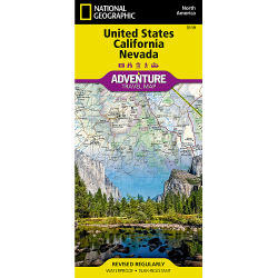 California Nevada Adventure Travel Map 3119
