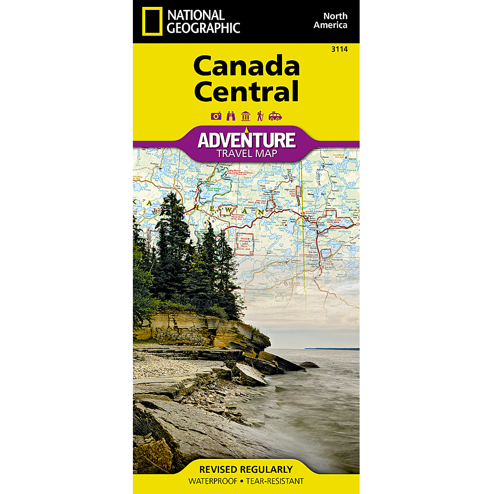 Canada Central Adventure Map 3114